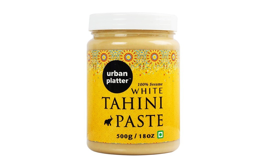 Urban Platter 100% Sesame White Tahini Paste   Plastic Jar  500 grams